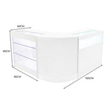 Triton LED Winkel Toonbank Set K900, B900 & CM60 - Wit