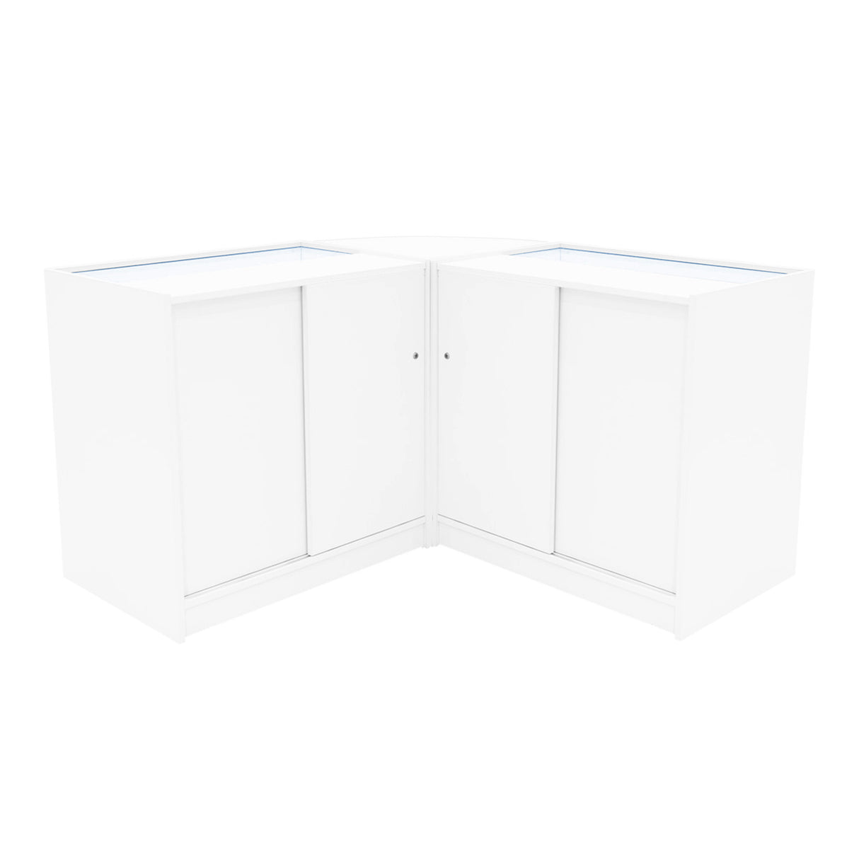 Theseus LED Winkel Toonbank Set LM60 & 2 x B900 - Wit