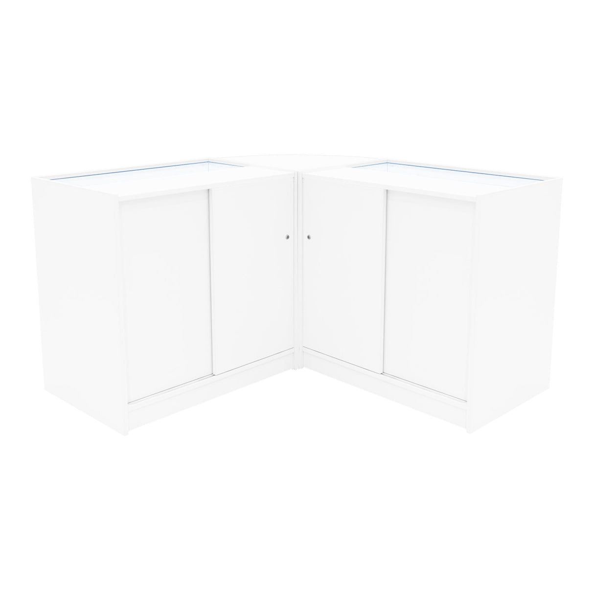 Andromeda LED Winkel Toonbank Set LM60 & 2 x C900 - Wit