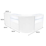 Phoenix LED Winkel Toonbank Set CM60, TB60 & 2 x C900 - Wit