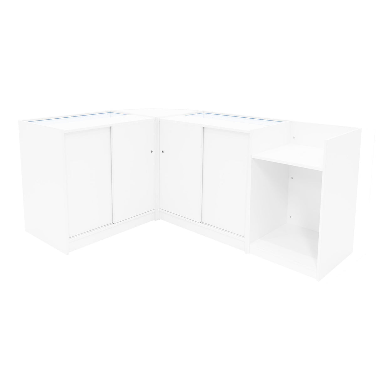 Gravity LED Winkel Toonbank Set B900, C900, TB60 & CM60 - Wit