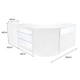 Polaris LED Winkel Toonbank Set K900, B900, TB60 & CM60 - Wit