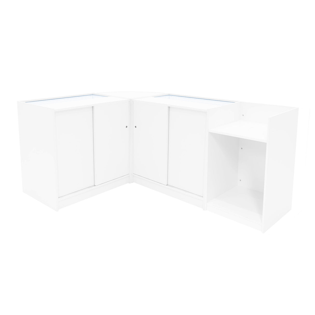 Vega LED Winkel Toonbank Set K900, C900, TB60 & CM60 - Wit