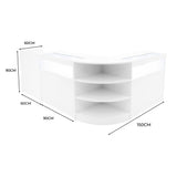 Sagittarius LED Winkel Toonbank Set LM60, TB60 & 2 x B900 - Wit