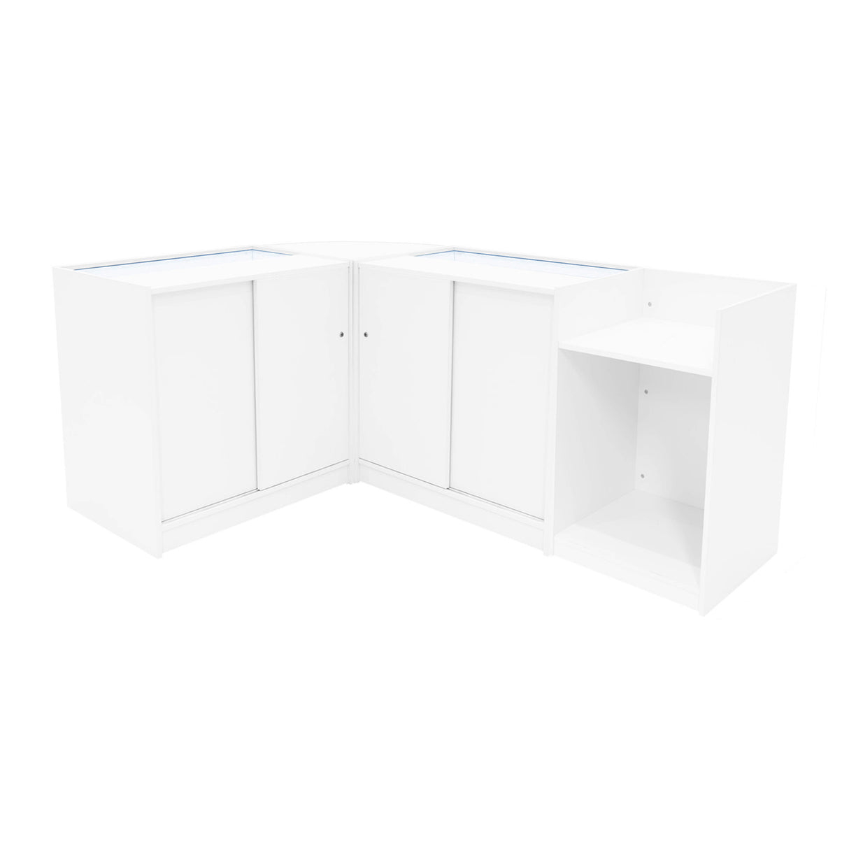 Eclipse LED Winkel Toonbank Set LM60, TB60 & 2 x C900 - Wit