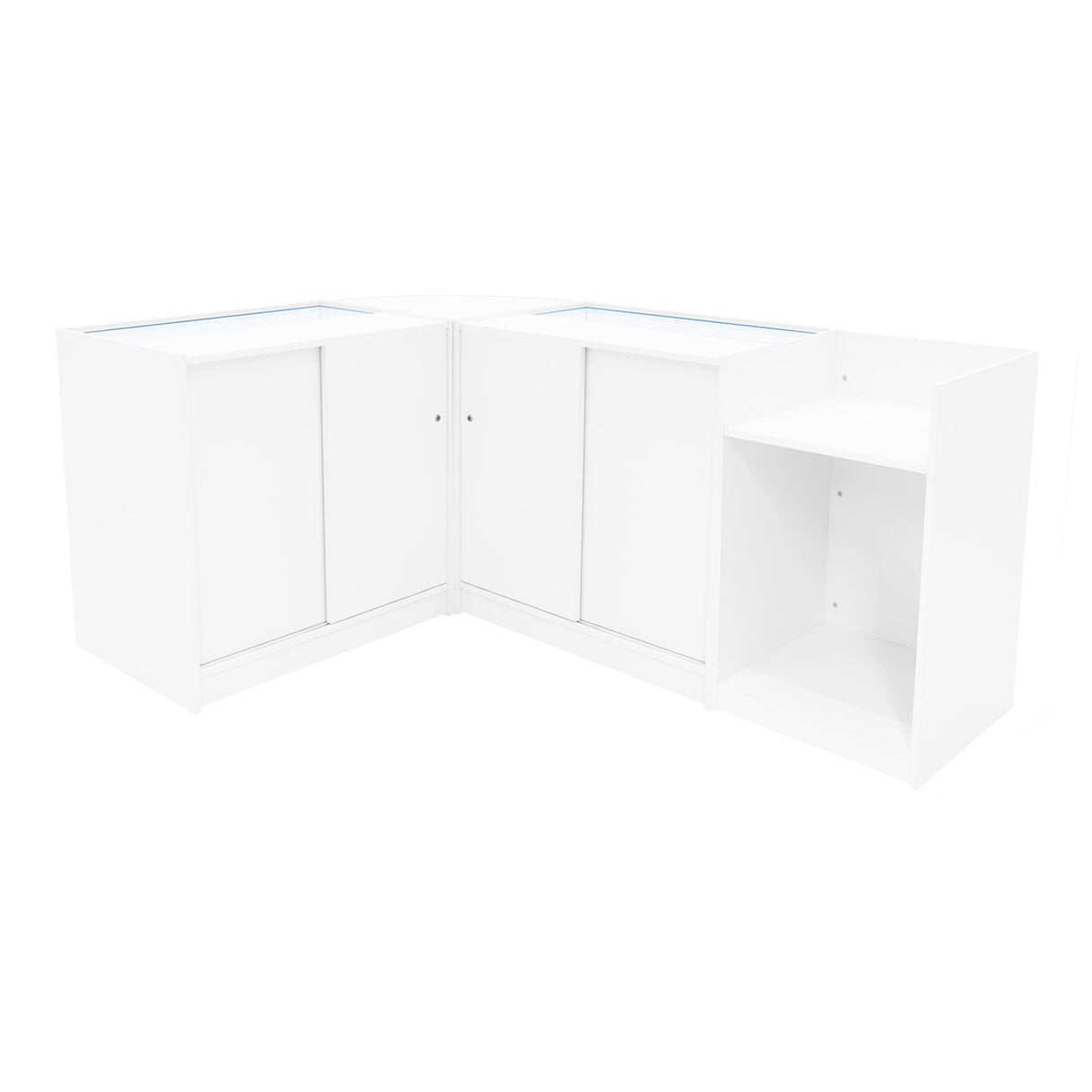 Hyperion LED Winkel Toonbank Set K900, B900, TB60 & LM60 - Wit