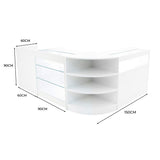 Hyperion LED Winkel Toonbank Set K900, B900, TB60 & LM60 - Wit