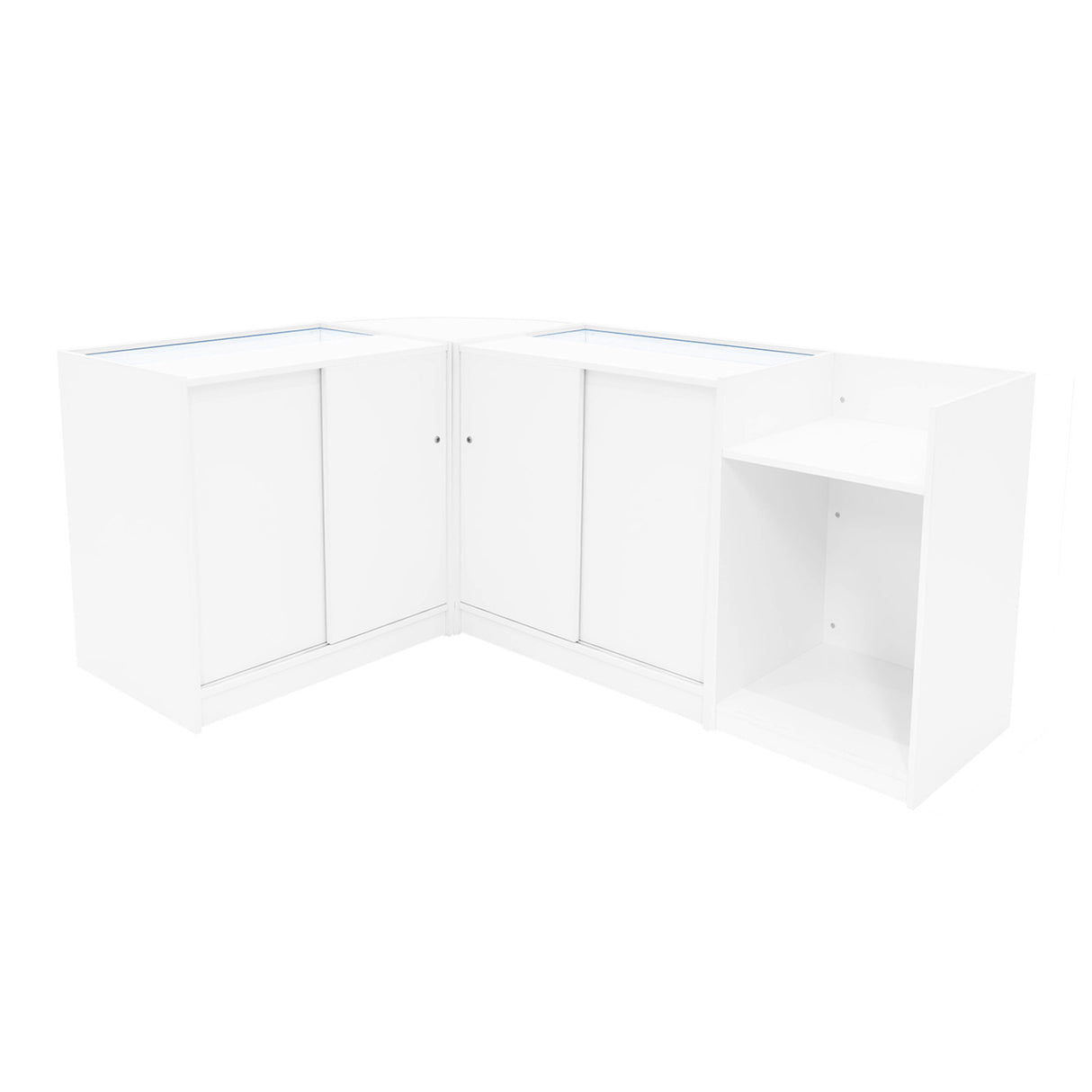 Theia LED Winkel Toonbank Set K900, C900, TB60 & LM60 - Wit
