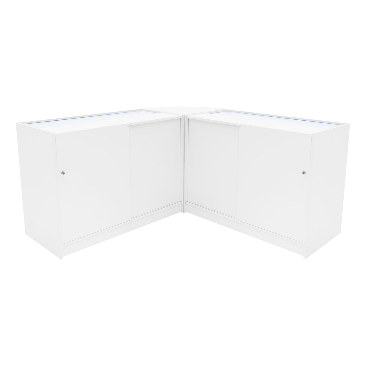 Iris LED Winkel Toonbank Set CM60 & 2 x B1200 - Wit