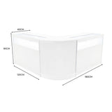 Iris LED Winkel Toonbank Set CM60 & 2 x B1200 - Wit
