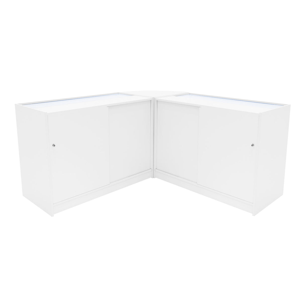 Adonis LED Winkel Toonbank Set B1200, C1200 & CM60 - Wit