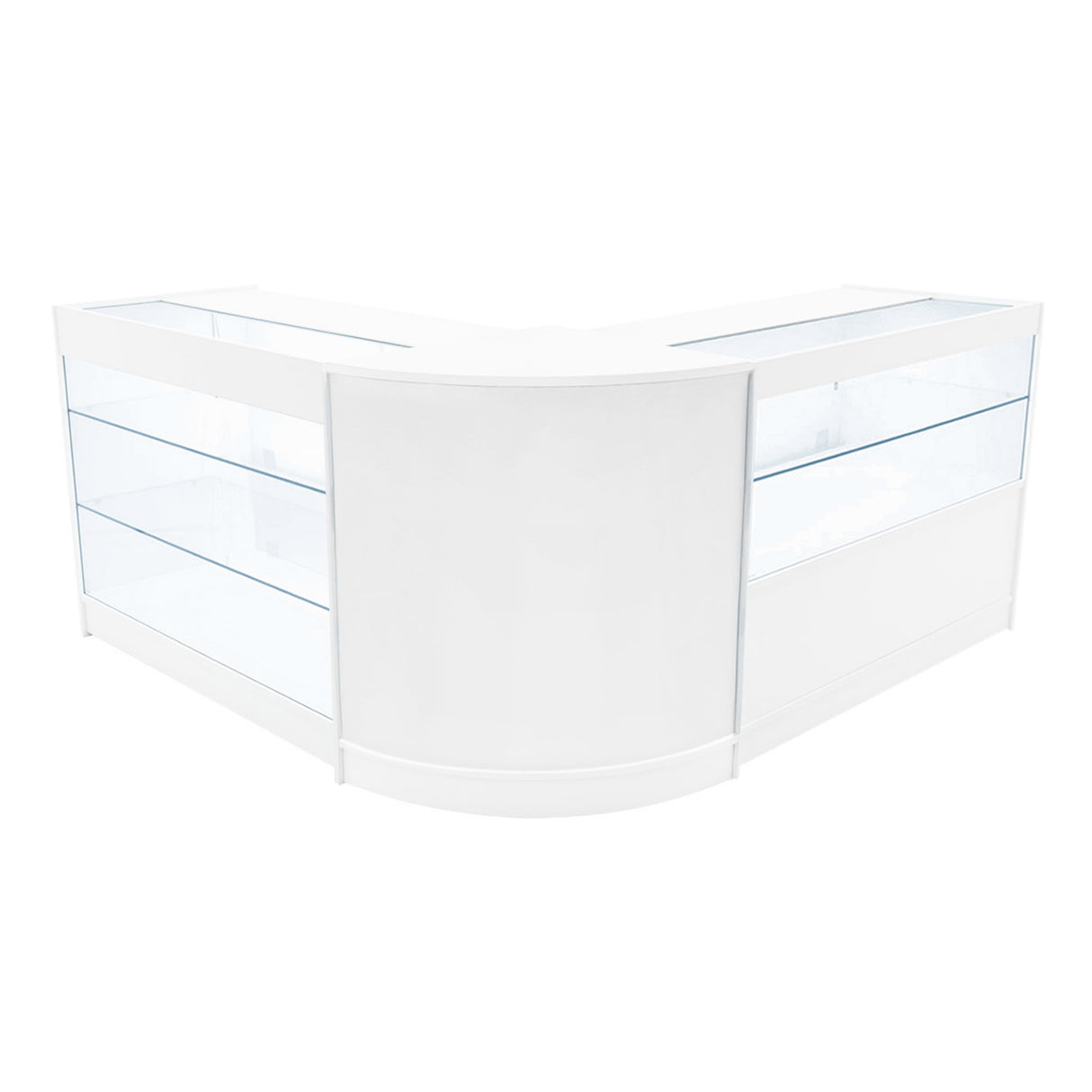 Hera LED Winkel Toonbank Set K1200, C1200 & CM60 - Wit