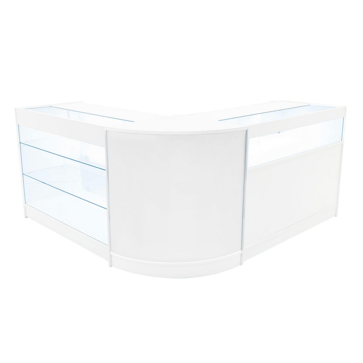 Triton LED Winkel Toonbank Set K1200, B1200 & CM60 - Wit