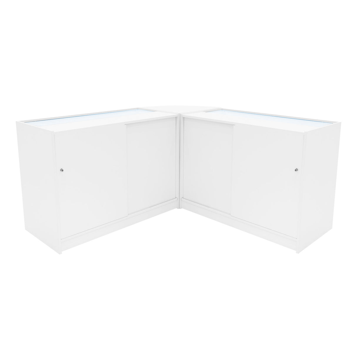 Hera LED Winkel Toonbank Set K1200, C1200 & CM60 - Wit