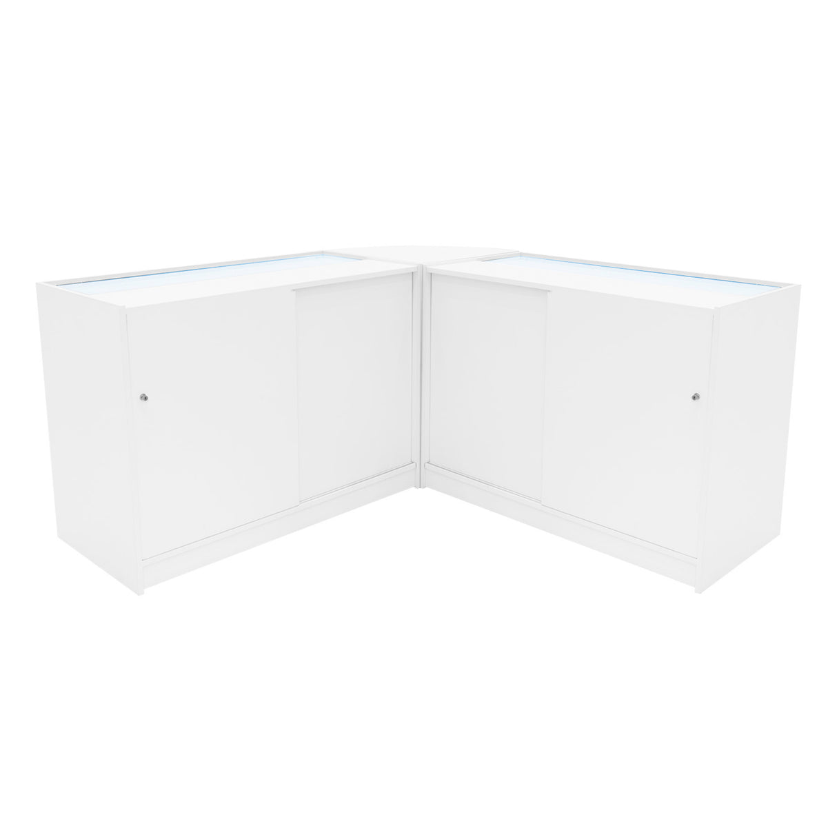 Triton LED Winkel Toonbank Set K1200, B1200 & CM60 - Wit