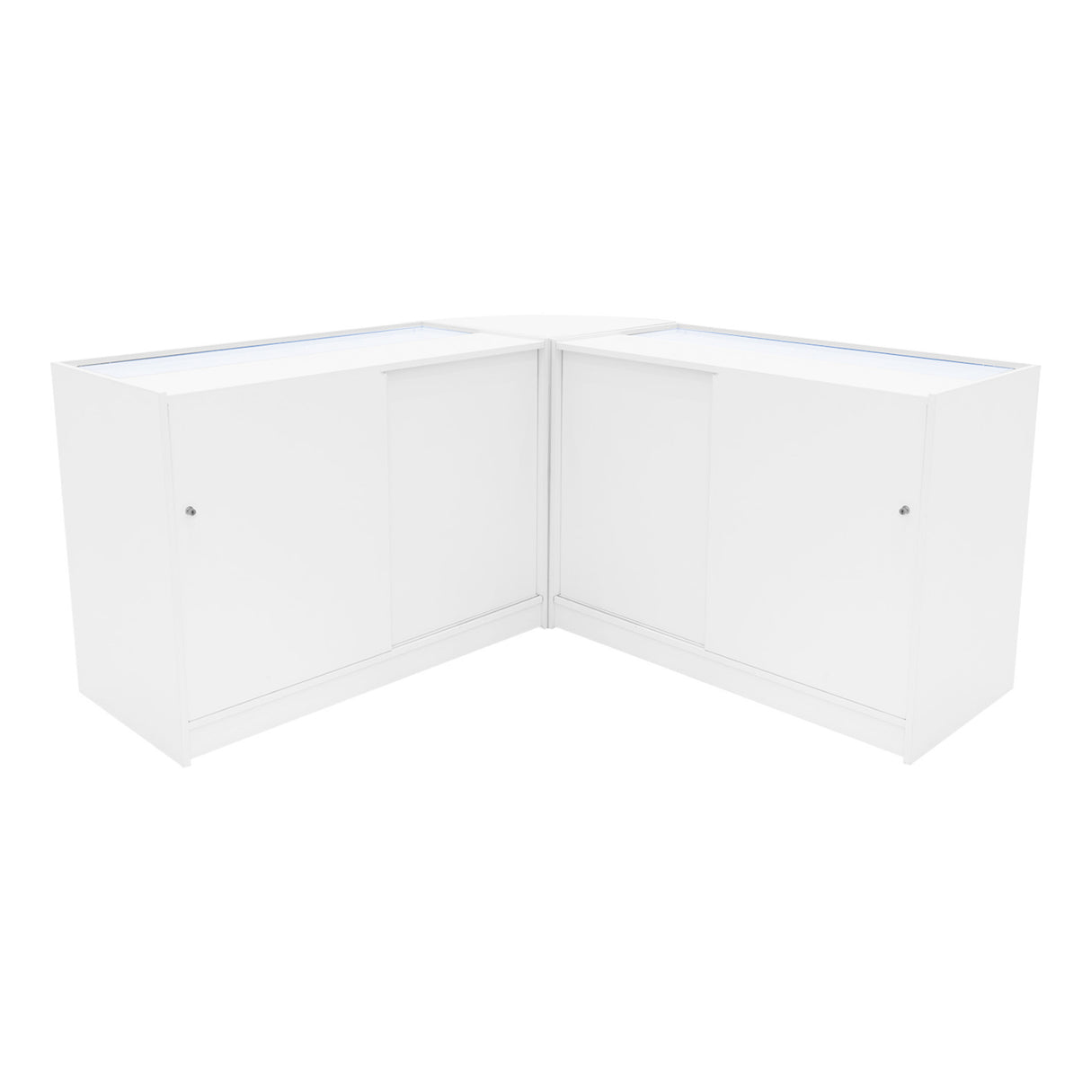 Andromeda LED Winkel Toonbank Set LM60 & 2 x C1200  - Wit