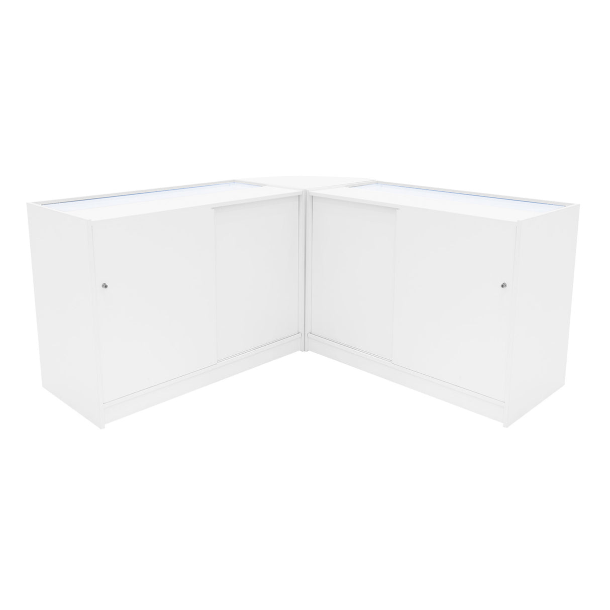 Harmonia LED Winkel Toonbank Set B1200, C1200 & LM60 - Wit