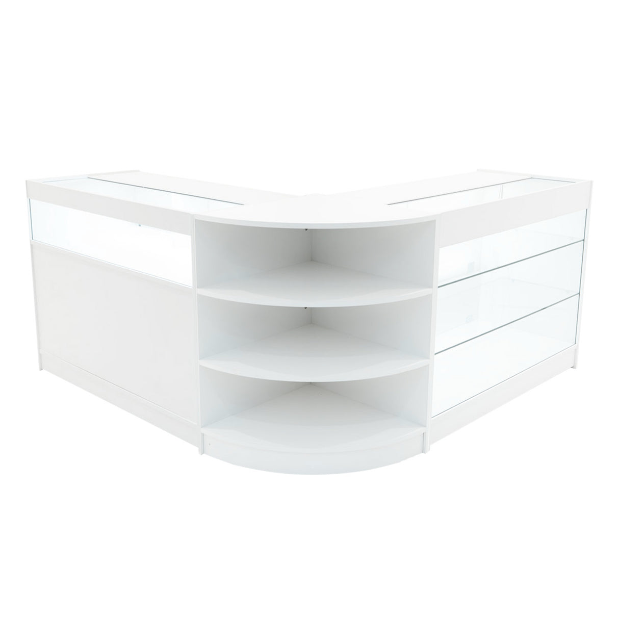 Demeter LED Winkel Toonbank Set K1200, B1200 & LM60 - Wit