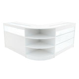 Demeter LED Winkel Toonbank Set K1200, B1200 & LM60 - Wit