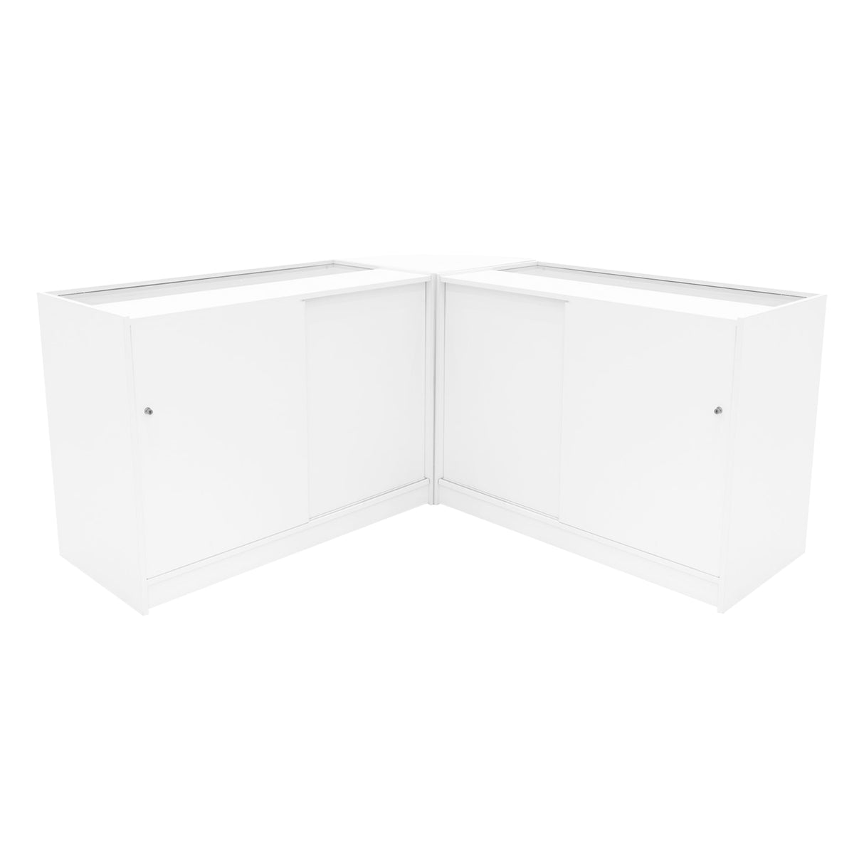 Demeter LED Winkel Toonbank Set K1200, B1200 & LM60 - Wit