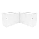 Demeter LED Winkel Toonbank Set K1200, B1200 & LM60 - Wit