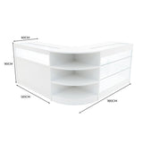 Demeter LED Winkel Toonbank Set K1200, B1200 & LM60 - Wit