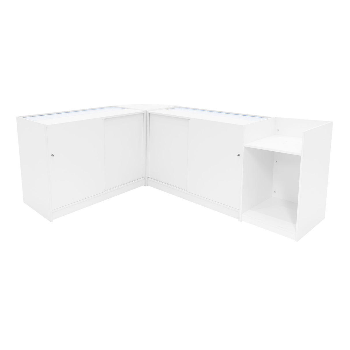 Aries LED Winkel Toonbank Set CM60, TB60 & 2 x K1200 - Wit