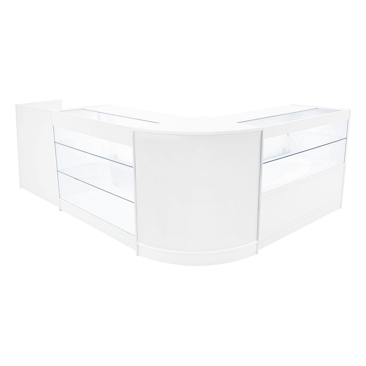 Vega LED Winkel Toonbank Set K1200, C1200, TB60 & CM60 - Wit