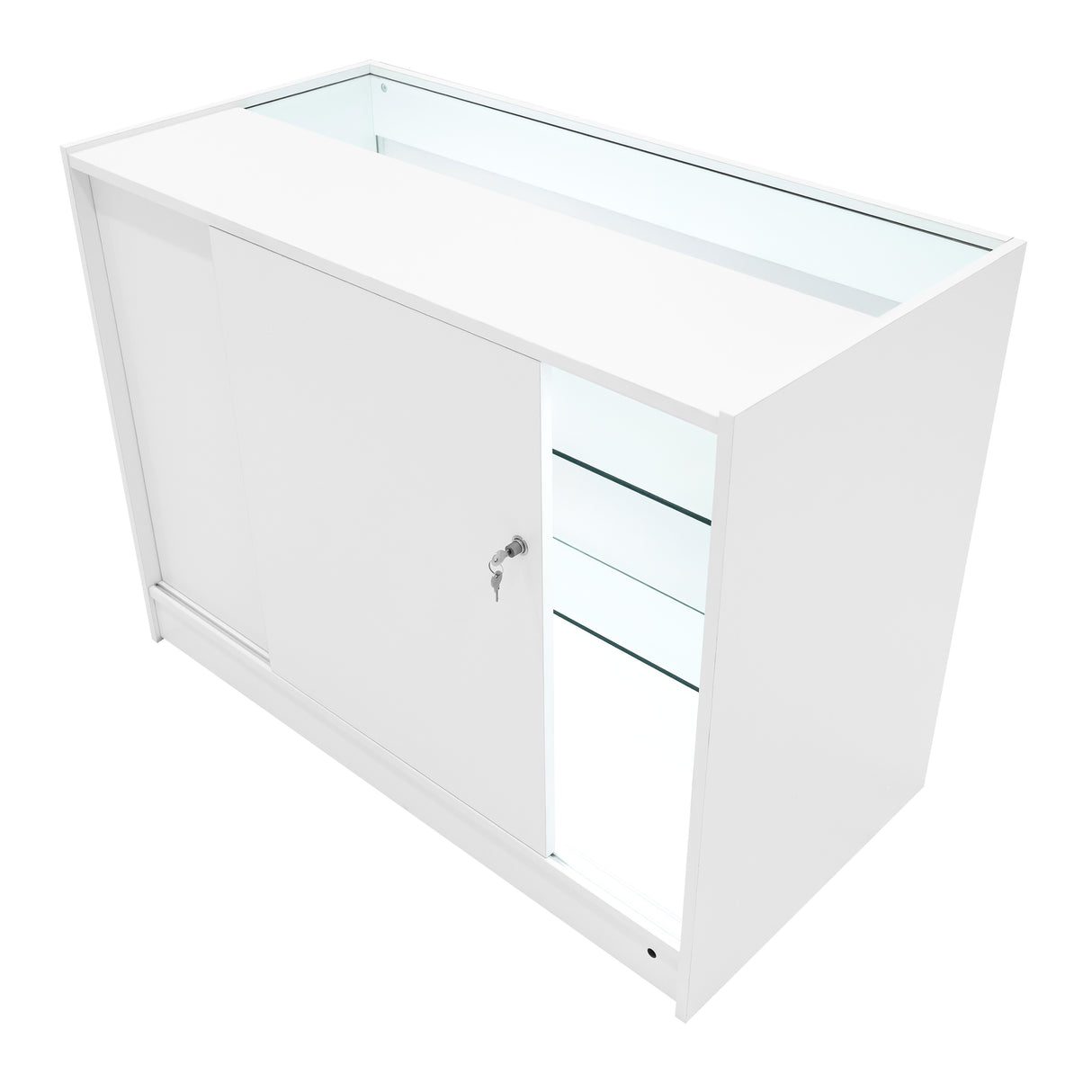 Vega LED Winkel Toonbank Set K1200, C1200, TB60 & CM60 - Wit