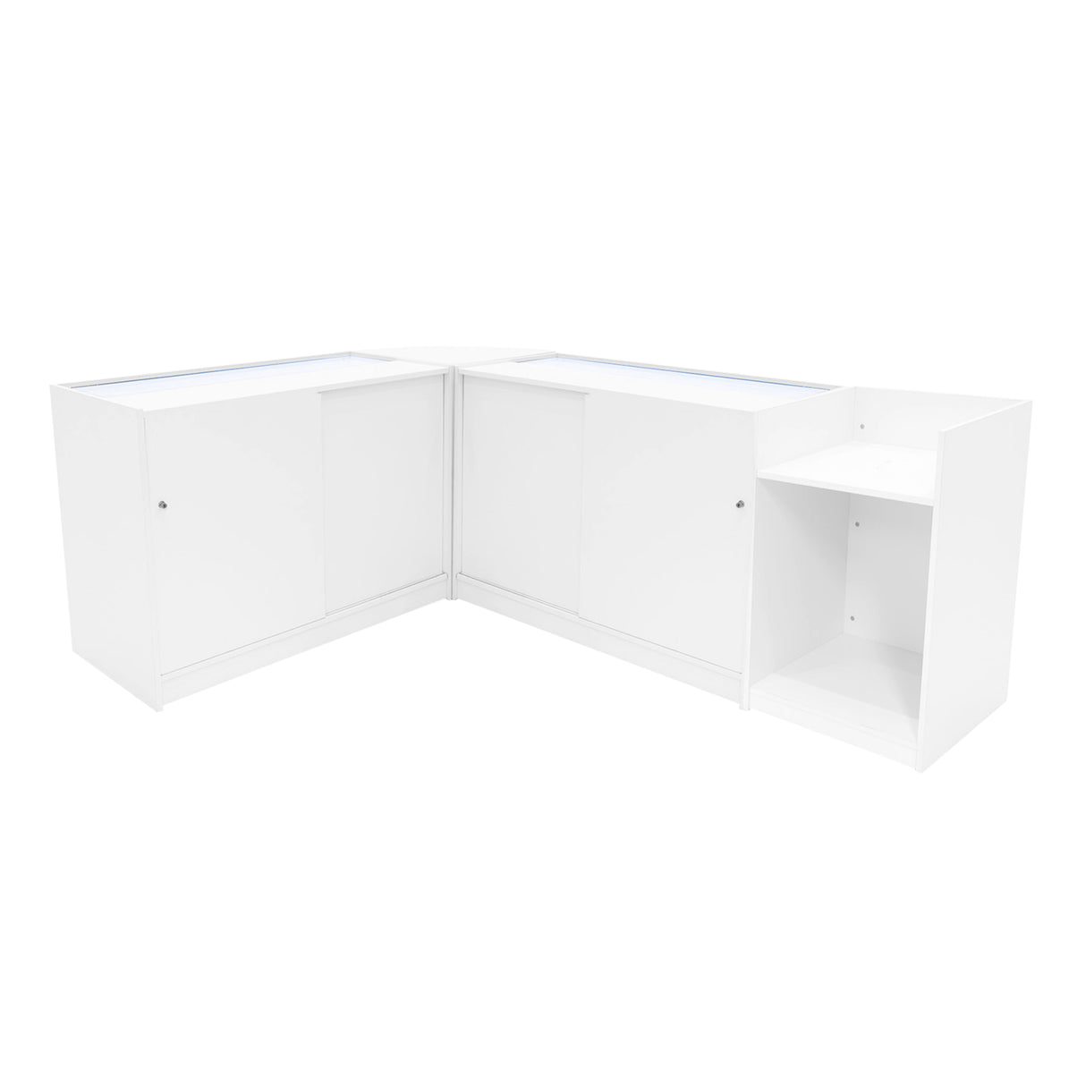 Eclipse LED Winkel Toonbank Set LM60, TB60 & 2 x C1200 - Wit
