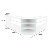 Eclipse LED Winkel Toonbank Set LM60, TB60 & 2 x C1200 - Wit