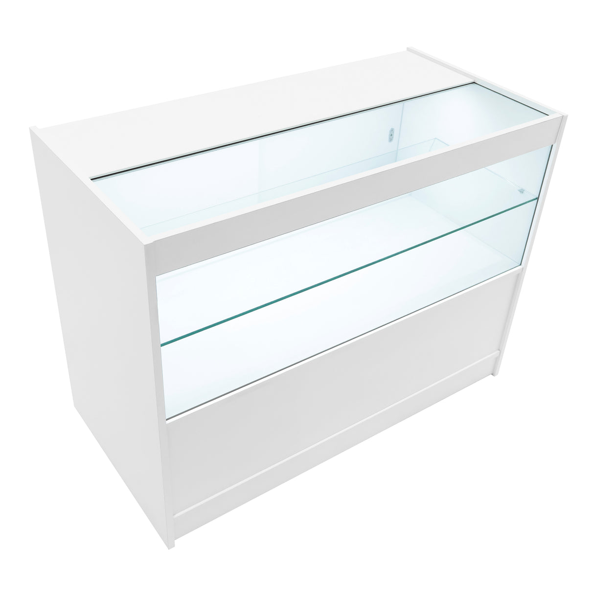 Europa LED Winkel Toonbank Set B1200, C1200, TB60 & LM60 - Wit