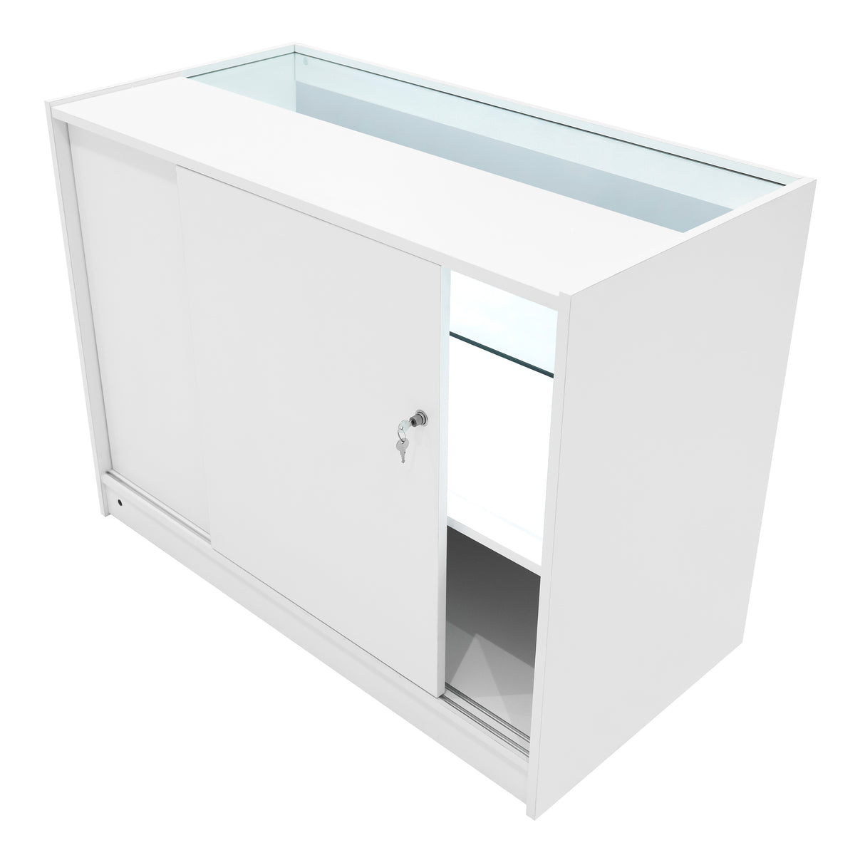 Hyperion LED Winkel Toonbank Set K1200, B1200, TB60 & LM60 - Wit