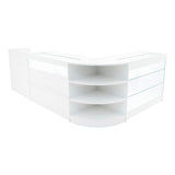 Hyperion LED Winkel Toonbank Set K1200, B1200, TB60 & LM60 - Wit