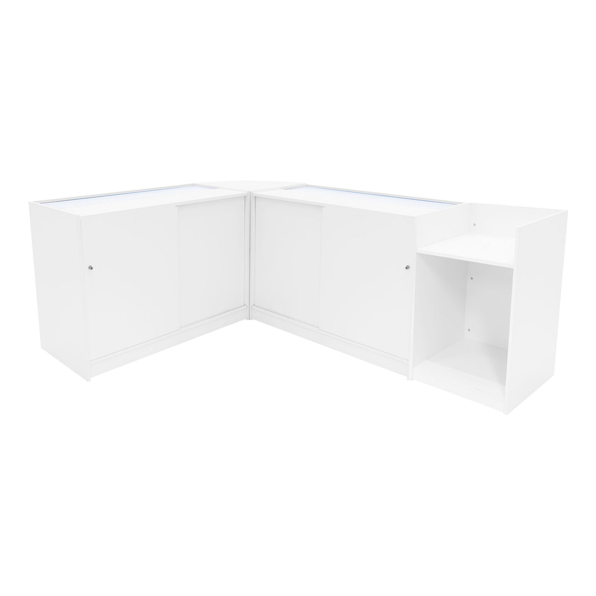 Theia LED Winkel Toonbank Set K1200, C1200, TB60 & LM60 - Wit