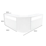 Iris LED Winkel Toonbank Set CM60 & 2 x B1500 - Wit
