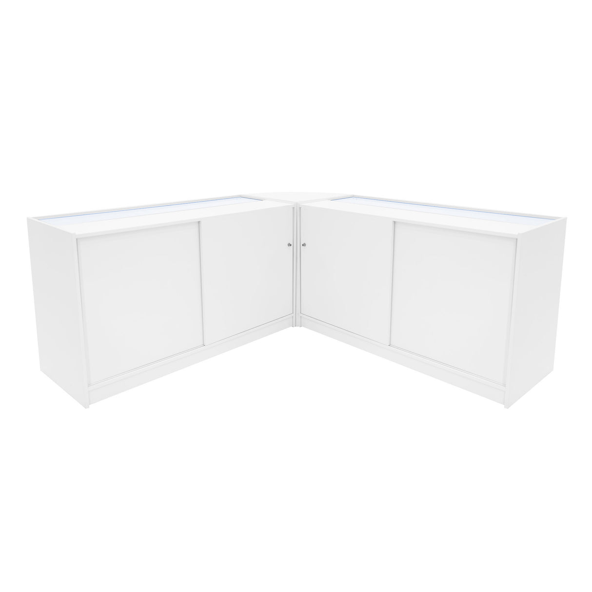 Helios LED Winkel Toonbank Set CM60 & 2 x K1500 - Wit