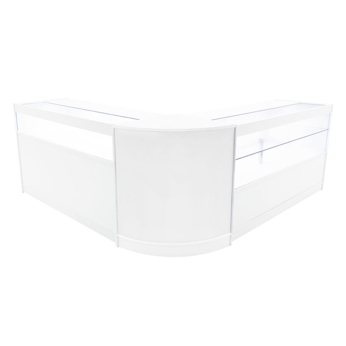 Adonis LED Winkel Toonbank Set B1500, C1500 & CM60 - Wit