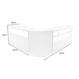 Adonis LED Winkel Toonbank Set B1500, C1500 & CM60 - Wit