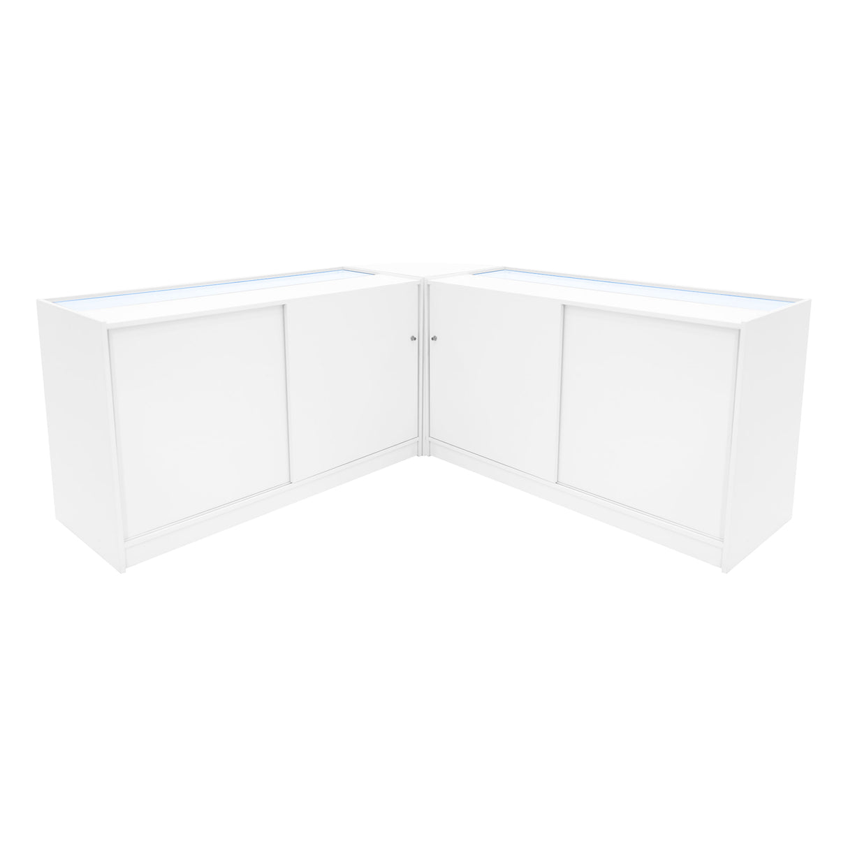 Triton LED Winkel Toonbank Set K1500, B1500 & CM60 - Wit
