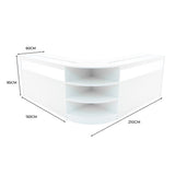 Theseus LED Winkel Toonbank Set LM60 & 2 x B1500 - Wit