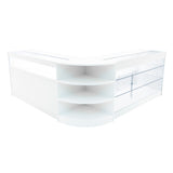 Demeter LED Winkel Toonbank Set K1500, B1500 & LM60 - Wit