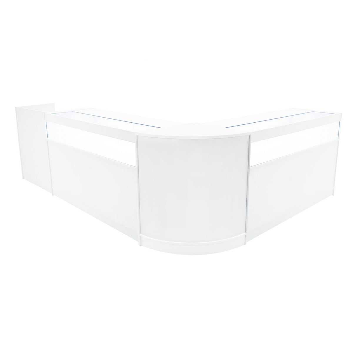 Luna LED Winkel Toonbank Set CM60, TB60 & 2 x B1500 - Wit
