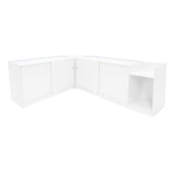 Luna LED Winkel Toonbank Set CM60, TB60 & 2 x B1500 - Wit