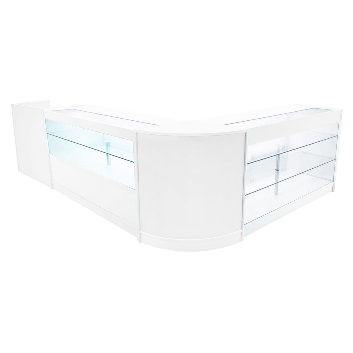 Vega LED Winkel Toonbank Set K1500, C1500, TB60 & CM60 - Wit