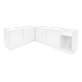 Sagittarius LED Winkel Toonbank Set LM60, TB60 & 2 x B1500 - Wit