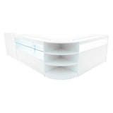Europa LED Winkel Toonbank Set B1500, C1500, TB60 & LM60 - Wit