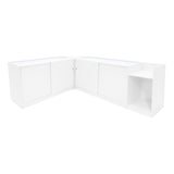 Europa LED Winkel Toonbank Set B1500, C1500, TB60 & LM60 - Wit