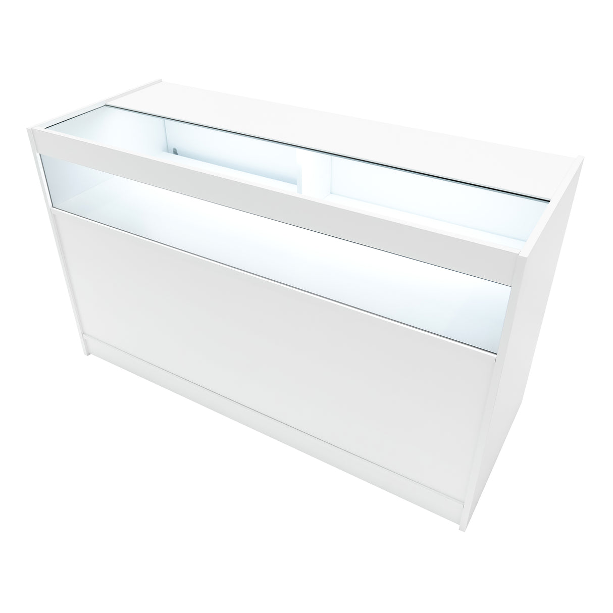 Europa LED Winkel Toonbank Set B1500, C1500, TB60 & LM60 - Wit