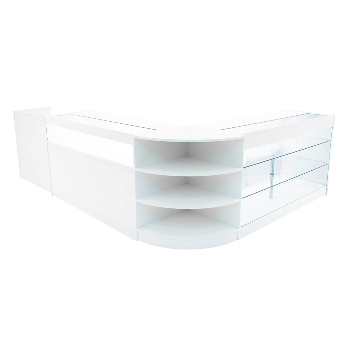 Hyperion LED Winkel Toonbank Set K1500, B1500, TB60 & LM60 - Wit
